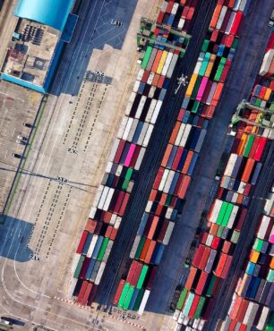 aerial-shot-shipping-containers